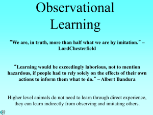 Observational Learning PPT