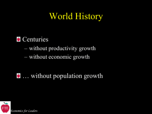 Productivity and economic growth