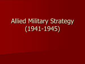 Allied Military Strategy 1941-1945