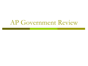 AP Government Final Review PP