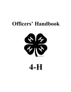 Club Officers Handbook-Word Version