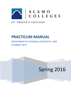 Practicum Manual SPRING 2016