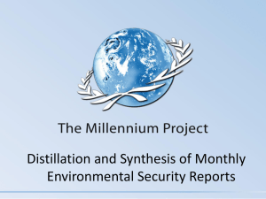 Briefing on Emerging Environmental Security Issues