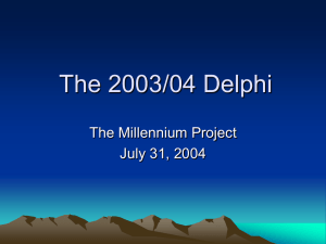 Global Challenges Delphi