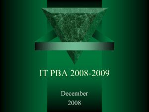 IT PBA 2008-2009 December 2008