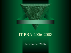 IT PBA 2006-2008 November 2006