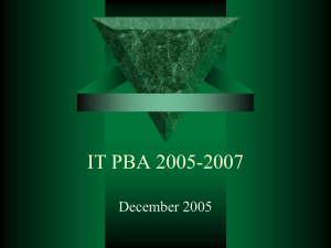 IT PBA 2005-2007 December 2005
