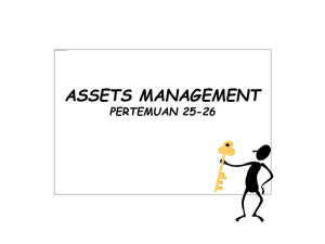 ASSETS MANAGEMENT PERTEMUAN 25-26