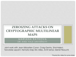 ZEROIZING ATTACKS ON CRYPTOGRAPHIC MULTILINEAR MAPS