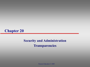 Chapter 20 - Database Security