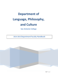 Â Â 2014 - 2015 Faculty Handbook