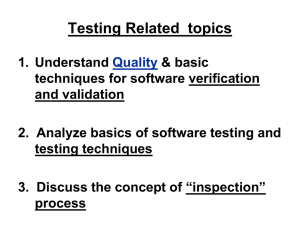 Testing and Quality Assurance (Chapter 10)