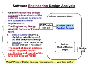 Design Analysis- (chapter 7)