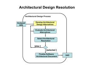 Software Architecture Design Resolution - (chapter 10)