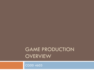 Game Production Management