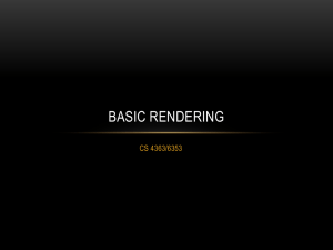 Basic Rendering
