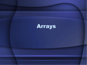 Arrays