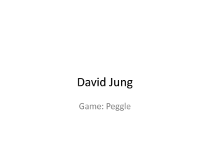 David Jung Game: Peggle