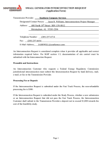 Small Generator Interconnection Application Updated:2013-04-24 15:33 CS