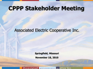 CPPP presentation 11/18/2010 Updated:2012-07-20 13:36 CS