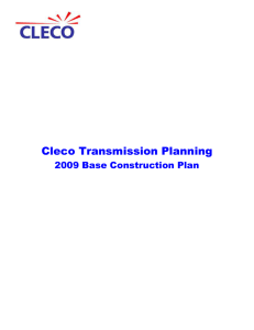 Cleco Power Base Construction Plan Updated:2009-04-21 09:49 CS