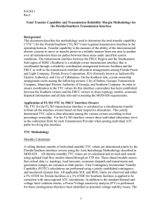 Fla-Southern Interface TTC Methodology Updated:2014-08-19 09:33 CS