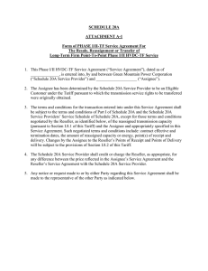 Service Agreement For the Resale, Reassignment or Transfer of L.T. Firm P.to P. Updated:2013-02-20 09:11 CS