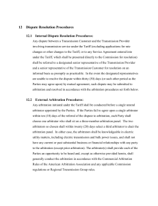 Part 1-12_Dispute Resolution Procedures Updated:2014-09-22 18:14 CS