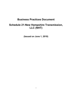 NHT Business Practices Updated:2010-06-01 13:07 CS