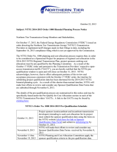 2014_2015 NTTG Prequalification Process Notice Updated:2013-10-23 07:56 CS