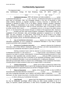 Confidentiality Agreement Updated:2010-02-17 12:57 CS