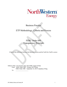 ETP Method Criteria and Process-Redline-Compliance filing Updated:2013-09-18 11:47 CS