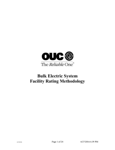 OUC Facility Rating Methodology Updated:2007-07-31 06:20 CS