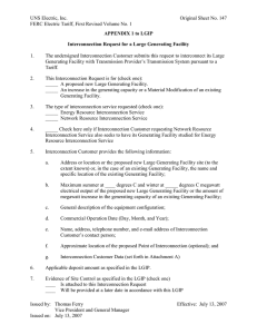 UNST Appendix 1 to LGIP - Interconnection Request Updated:2014-01-05 23:22 CS