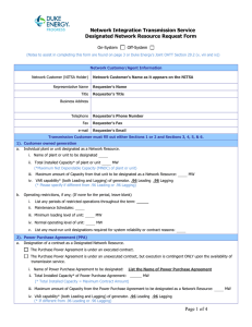 Designation of Network Resource Request Form Updated:2014-01-29 12:52 CS