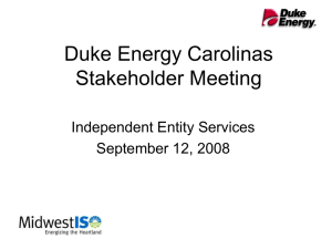 Stakeholder Presentation held on 09/12/08 Updated:2009-11-05 15:02 CS