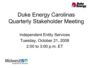 Stakeholder Presentation held on 10/21/08 Updated:2009-11-05 15:02 CS