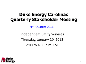 Stakeholder Presentation held on 1/19/12 Updated:2012-01-19 16:00 CS