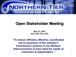 Open Stakeholder Meeting AM-Updated May 23, 2007 Updated:2012-08-28 14:50 CS