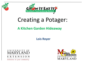 Creating a Potager: A Kitchen Garden Hideaway Lois Royer