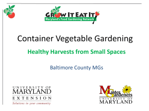 MG14 Container Vegetable Gardening: Healty Harvests from Small Spaces