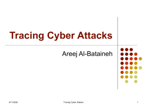 Tracing Cyber Attacks from the Practical Perspective