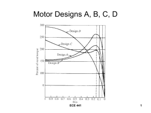 Application and Operation of Three - Phase Induction Motors