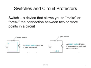 Switches and Circuit Protectors