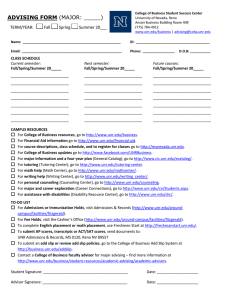 General Business Advising Form 2012: docx