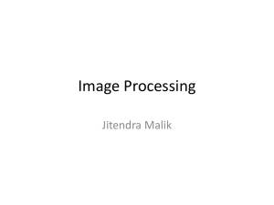 Image Processing Jitendra Malik