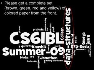 l • Please get a complete set colored paper from the front.