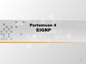 EIGRP Pertemuan 4 1