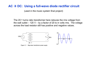 Full-wave Rectifier Info (PPT)