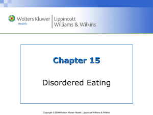 Chapter 15 Disordered Eating